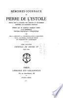 Mémoires-journaux: Journal de Henri IV, 1589-1611