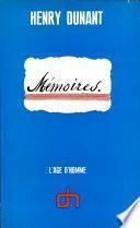 Memoires. L'age D'homme