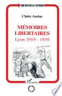 Mémoires libertaires