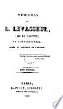 Memoires. - Paris, Rapilly & Levasseur 1829-31