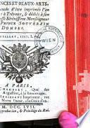 Mémoires pour l'histoire des sciences et des beaux arts