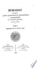 Mémoires pour servir à l'état historique et géographique du diocèse de Bayeux