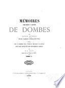 Mémoires pour servir à l'histoire de Dombes