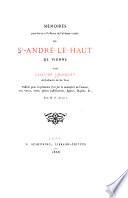 Mémoires pour servir à l'histoire de l'abbaye royale de St-André-le-Haut de Vienne