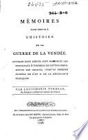 Mémoires pour servir à l'histoire de la guerre de la Vendée