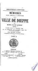 Mémoires pour servir à l'histoire de la ville de Dieppe
