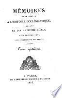 Mémoires pour servir à l'histoire ecclésiastique, pendant le dix-huitième siècle