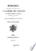 Memoires presentes par divers savans a l'academie royale des sciences de l'institut de France, et imprimes par son ordre
