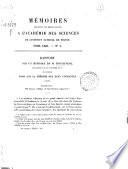 Mémoires présentés par divers savants a l'académies des sciences de l'institut national de France. Tome XXIII-XXIV