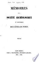 Mémoires - Société Archéologique et Historique des Côtes-du-Nord