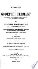 Mémoires sur l'histoire ecclésiastique du XVIIe siècle, 1630-1663
