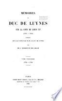 Mémoires sur la cour de Louis XV, 1735-58