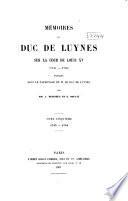 Mémoires sur la cour de Louis XV, 1735-58