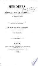 Mémoires sur la Révolution de France, et recherches sur les causes qui ont amené la révolution de 1789 et celles qui l'ont suivie