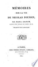 Mémoires sur la vie de Nicolas Poussin
