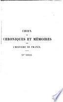 Mémoires sur les règnes de Louis XI et Charles VIII