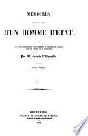 Mémoires tirés des papiers d'un homme d'état, sur les causes secrètes qui ont déterminé la politique des cabinets dans la guerres de la revolution