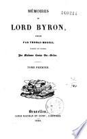 Mémoiresde Lord Byron