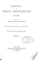 Memoirs, 1773-1815