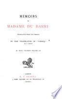 Memoirs of Madame Du Barri