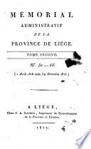 Mémorial administratif de la province de Liège