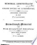 Mémorial administratif du Grand-Duché de Luxembourg
