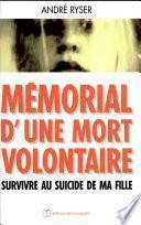 Mémorial d'une mort volontaire