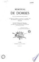 Mémorial de Dombes en tout ce qui concerne cette ancienne souveraineté...