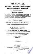 Mémorial encyclopédique et progressif des connaissances humaines, ou annales des sciences, lettres et beaux-auts