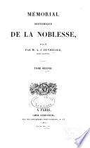 Mémorial historique de la noblesse