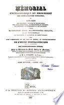 Memorial revue encyclopédique des connaissances humaines
