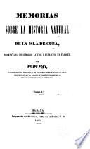 Memorias sobre la historia natural de la isla de Cuba