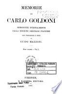 Memorie di Carlo Goldoni