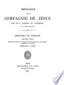 Menologie de la Compagnie de Jesus: Assistance de France