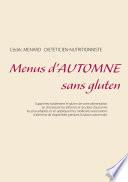 Menus d'automne sans gluten