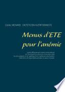 Menus d'été pour l'anémie