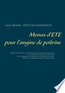 Menus d'été pour l'angine de poitrine