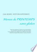 Menus de printemps sans gluten