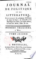 Mercure historique et politique de Bruxelles
