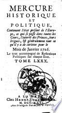 Mercure historique et politique,