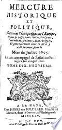 Mercure historique et politique