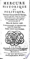 Mercure historique et politique