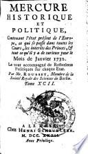 Mercure historique et politique,