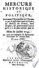 Mercure historique et politique,