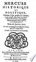 Mercure historique et politique
