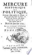 Mercure historique et politique,