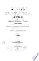 Merveilles biográphiques et historiques