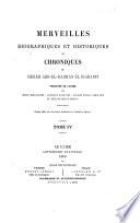 Merveilles biographiques et historiques; ou