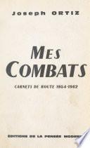 Mes combats