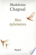Mes éphémères